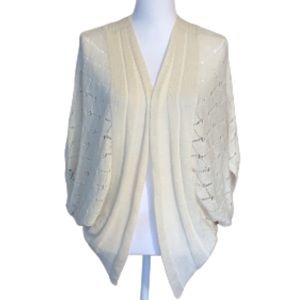 forever 21 white lace cardigan